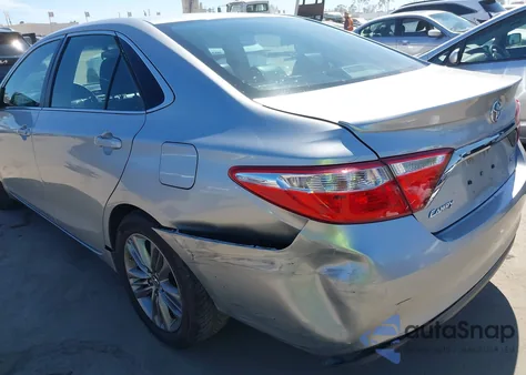 2016 Toyota Camry Se из США, поврежденный, VIN 4T1BF1FK5GU229780